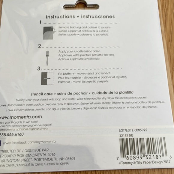 NIP Unicorn 🦄 Reusable Adhesive Stencil - Picture 3 of 3